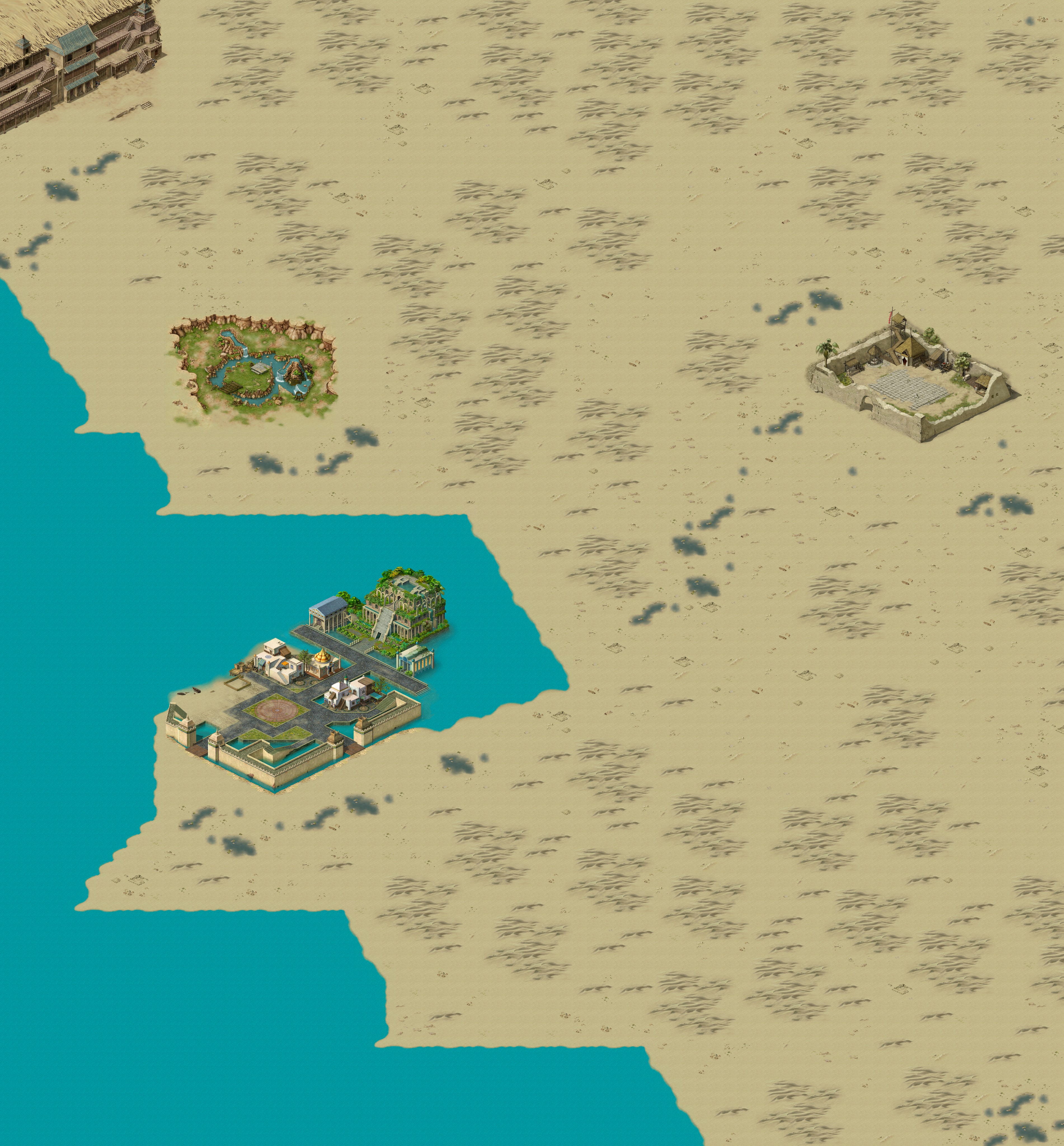 Desert City boss map